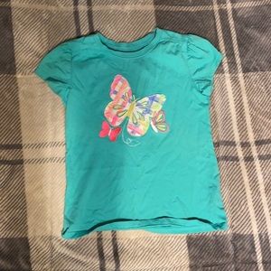 Girls jumping beans size 5 butterfly shirt